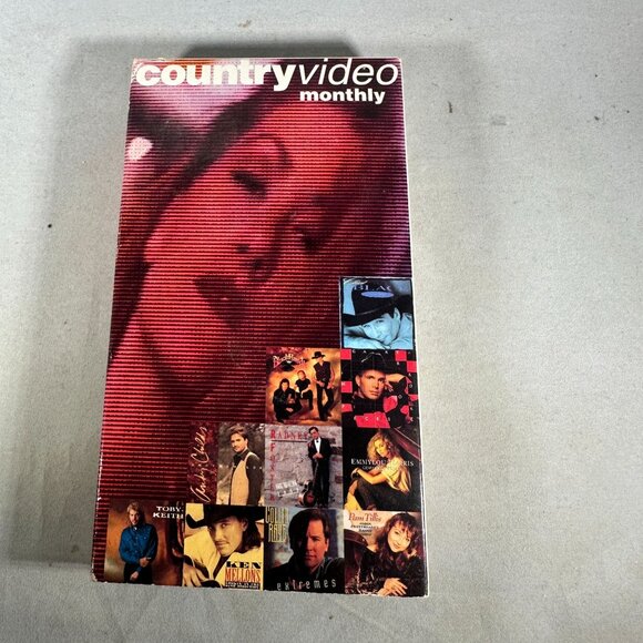 Country Video Monthly Music VHS 1994 Featuring Clint Black Garth Brooks - Picture 1 of 3